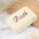 Bath Sponge Shower Rectangle Soft Natural Fiber Brush Clean Rich Foam Hands W BX