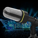 Professional 3.5mm Podcast Studio Microphone Mic for Skype Desktop PC  K1B