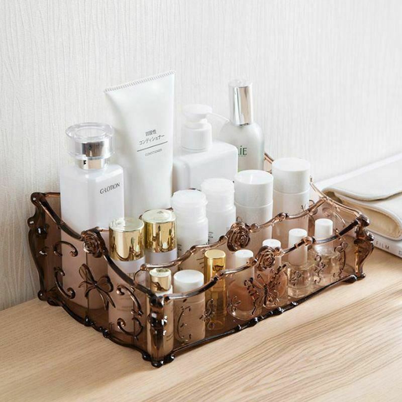 Makeup Organizer for Cosmetics Storage Box Rack Make Up transparent Boxes l J9M6