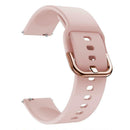 Silicone 20mm Solid Color Strap for Amazfit GTS Garmin Vivomove HR (Pink) A