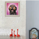 5D DIY Full Round Drill Diamond Painting Dog Cross Stitch Embroidery Kit