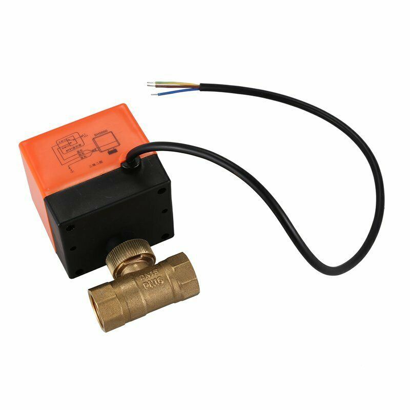 DN15-2 AC220V air conditioning floor heating micro-electric two-way ball va C7W5