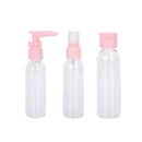 3pcs/set Transparent Travel Cosmetic Bottle Plastic Points Bottling Makeup Tool