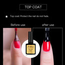 Fulljion Base Top Coat Transparent Nail Art Gel Nail Polish Uv Led Soak Off