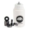Pro Skateboard Bearings, Cleaning Bottle Kit - Premium 608rs Chrome Steel -