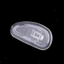 25 Pairs S01 Screw in Silicone Eyeglass Sunglass Nose Pads Clear