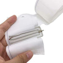 Galvanised Metal Curtain Tape Deep Clip Pinch Pleat Prong Hanging Goblet h EID