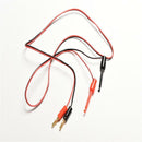 1 Pair Banana Plug To Test Hook Clip Probe Lead Cable For Multimeter New FT