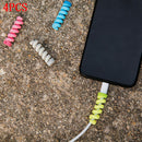 4X cable protector bobbin winder data line case rope spring twine protection  3C