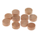 Set of 10 Round Trumpets Cornet Water Key Cork Pads Dia. 10mm Brass Instrument