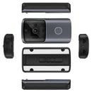 1X(720P Wifi Smart Night-Vision Wireless Security Doorbell With App,Smart V
