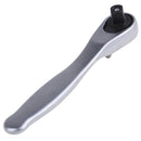 1/4" Dual Head Square 72-Tooth Ratchet Driver Screwdriver Socket Wrench ToME
