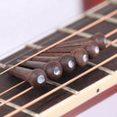 6pcs Rosewood Guitar Bridge Pins End Pin Set