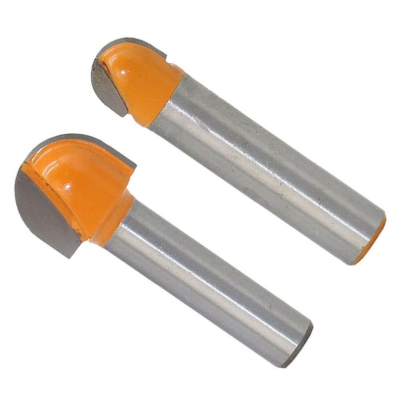 2x Woodworking Biscuit Cutter/Cove Core Box/Flush Trim Router Bit, 8mm Shank