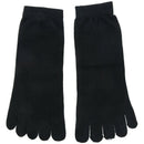 Xianzuxiu Yoga Socks Sport Fitness Socks Fashion Five Toe socks Pure black