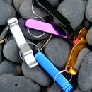Key ring, 5 pieces, with bottle opener, small, keyring with ring C4E7