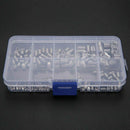 200pcs Stainless Steel Hex Socket Set Screw Grub Screws Assortment Kit M3-M8