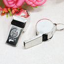 .2Pcs Referee Football Sports Training Survival Metal Whistle with Lanyard New
