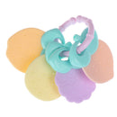 4Pcs/set Baby Safety Teether Baby Teething Rattle Toys Food Grade Teeth- OZ