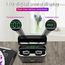 TWS-G6S Wireless Bluetooth 5.0 Earphones HiFi Headset w/Charge Box (Black) A