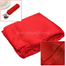 10Pcs 28x28cm Red Handkerchief Wedding Party Home Dining Table Cloth Napkins