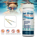 50Pc 6In1 Spa Swimming Pool Test Strips Hot Tub Chlorine PH TH Testing F5C1