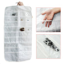 72 Unit Pocket Double Sided Hanging Jewelry Organizer Storage Bag Case  FBQ