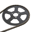 25H 68 Tooth Rear Sprocket + Chain for 49cc 2 Stroke Mini Pocket Bike