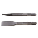 2pcs Square Shank Point & Flat  Rotary Hammer Drill Bits 14mm x 180mm