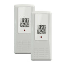 2xWireless Temperature Humidity Remote Sensor Detector For Thermo-Hygrometer