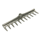Golf Bunker Aluminum Rake Head 13.7x3'' Sand Pitch Soil Preparing Rake Head