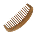 Wooden Hair Comb, Wide Tooth Hair Massage Comb for Women and Men, Small Pocket