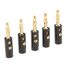 10pcs Banana Plugs Screw Type 4mm Plug Audio Speaker Cable Wire Connectors