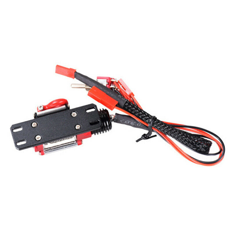 RC Car Metal Steel Wired Automatic Simulated Winch for 1/10 RC Crawler OZ