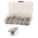200pcs/Box  1N4728~1N4737 Glass Zener Regulator Diode Kit 5V 5W 1A High HGN VZK