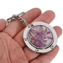 Keychain / Folding handbag hook bag hook door table Zinc alloy hook lily pu