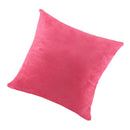 2x Velvet Pillow Case Cushion Covers with Hidden Zipper for Sofa Bed 45x45cm