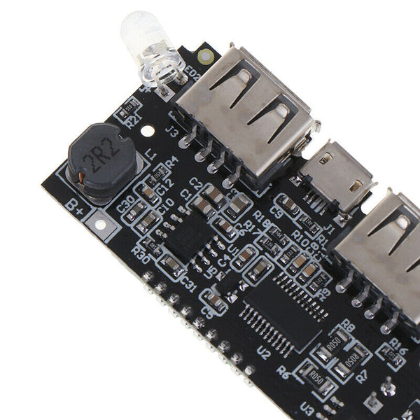 5V 1A 2.1A Dual USB Mobile Power Bank 18650 Battery Charger PCB Module BoardJC!c