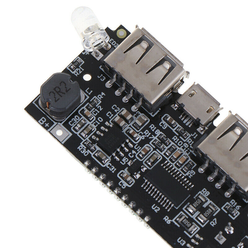 5V 1A 2.1A Dual USB Mobile Power Bank 18650 Battery Charger PCB Module BoardJC!c