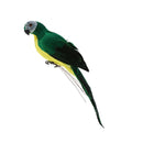 2pcs Creative Handcraft Artificial Parrot Birds Garden Sculpture Home Art