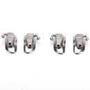 4 pc/pack Dental orthodontic 1st molar bracket buccal tube bondable roth3C