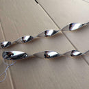 8pcs Bird Repellent Wind Twisting Scare Rod Reflective Ornamental Deterrent Rods