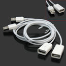 2 Pack USB 2.0 Active Repeater Male To Female Extension Cable Extender Cord US