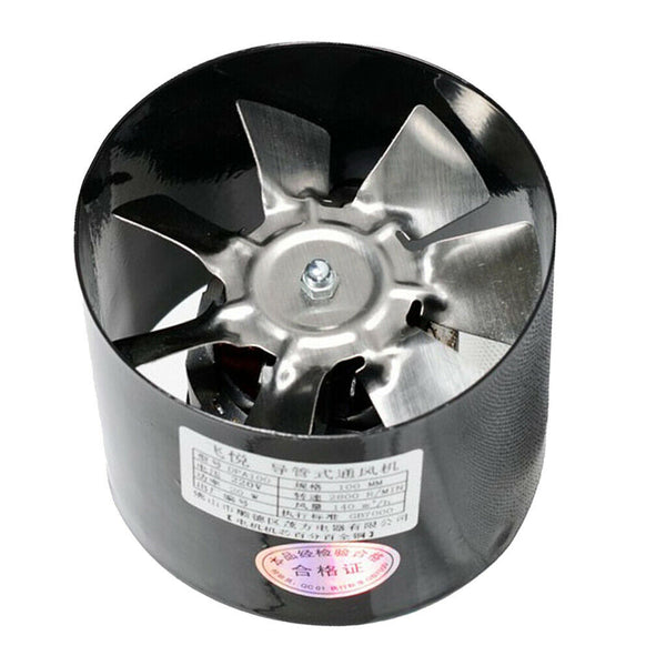 4" Inline Duct Booster Fan Exhaust Blower Home Grow Tent Rooms Indoor Grow