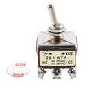 AC 15A/250V 10A/380V 12 Screw Terminals On/On 4PDT Toggle Switch Y5L7