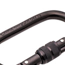High Strength Screw Locking Carabiner Outdoor Rappelling  Equipment
