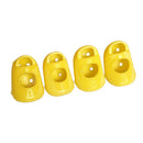 4PCS Silicone Guitar Thumb Bass Finger Picks Protector Plectrum Anti-Scalding D