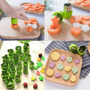 Set of 20 Fruit and Vegetable Cookie Cutters 8 Large Stainless Steel Cookie