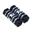 2pcs BMX Mountain MTB Bike Bicycle Alloy Axle Pedals Foot Stunt Pegs Black
