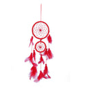 New Double Ring Feather Dream Catcher Wall Hanging Home Car Decor Craft